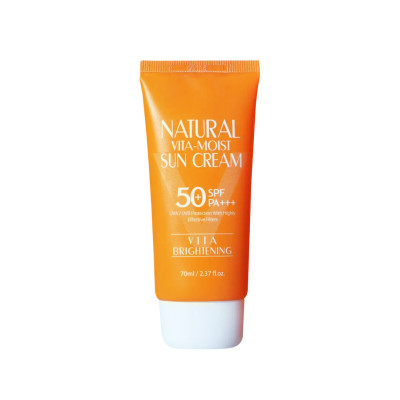 3W Clinic Natural Vita-Moist Sun Cream SPF 50+ PA+++ - 70ml