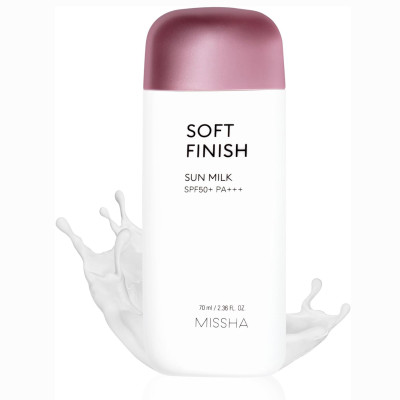 Missha All Around Safe Block Soft Finish Sun Milk SPF50+ Or PA+++ - 70ml