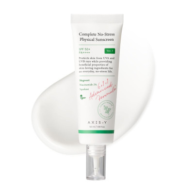 Axis-Y No Stress Physical Sunscreen with SPF 50+ PA++++ - 50ml