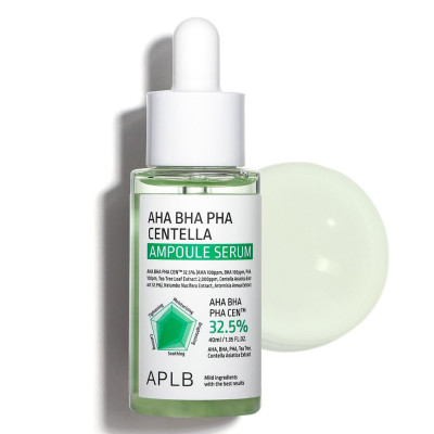 APLB AHA BHA PHA Centella 32.5%  Ampoule Serum - 40ml