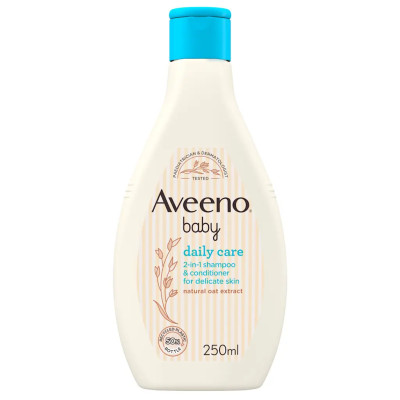 Aveeno Baby Daily Care 2in1 Shampoo & Conditioner for Delicate Skin - 250ml