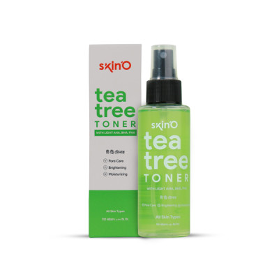 SkinO Tea Tree Toner With (Light AHA, BHA,PHA) - 100ml