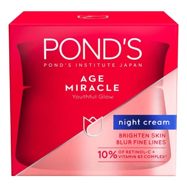 Ponds Age Miracle - Youthful Glow Night Cream - 50gm