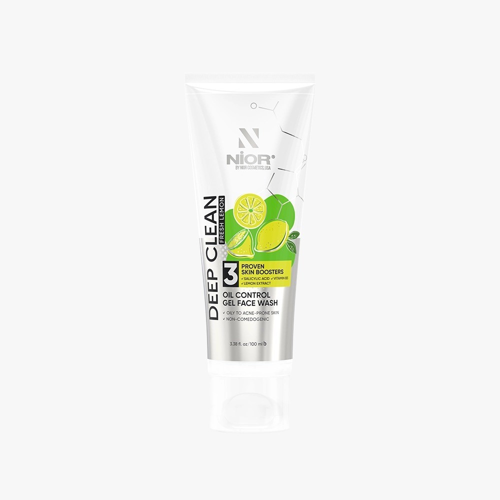 Nior Deep Clean Gel Face Wash Fresh Lemon 100ml