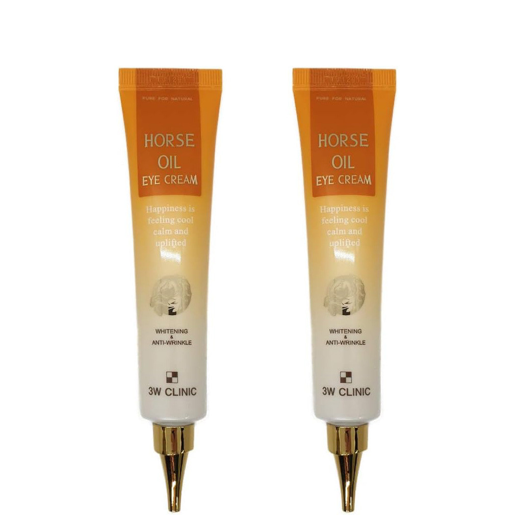 3W Clinic Horse Oil Eye Cream Whitening And Anti Wrinkle - 40ml